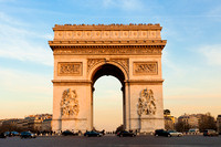 Arc de Triomphe and Dôme des Invalides