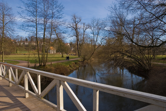 20070217-002  Blick über den Park an der Ilm in Weimar